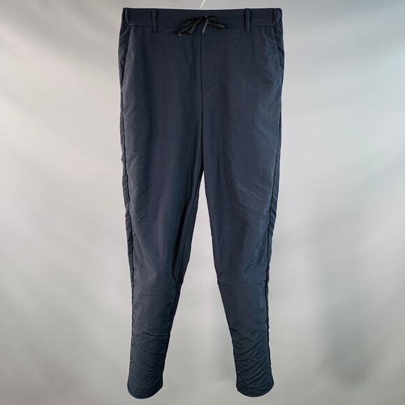 MAISON KITSUNE Size XS Navy Nylon Tapered Drawstring Casual Pants - Picture 1 of 5